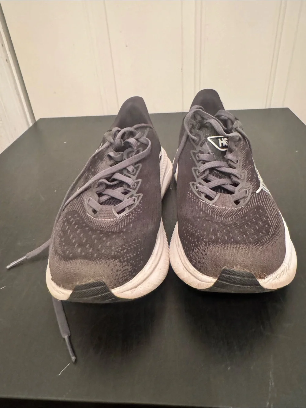Hoka Mach 6 Black White Womens Size US 8